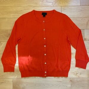 Large Cashmere j. Crew cardigan